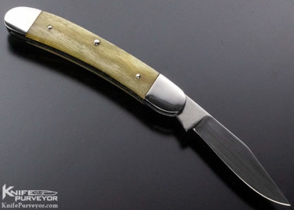 John Fraps Custom Knife Ram's Horn Slipjoint - Image 6