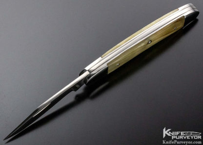 John Fraps Custom Knife Ram's Horn Slipjoint - Image 8