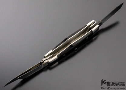 John Howser Custom Knife 3 Blade Buffalo Horn Slipjoint
