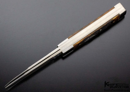 John Howser Custom Knife 2 Blade Jigged Bone - Image 5