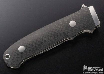 Kansei Matsuno Custom Knife Carbon Fiber Hideout Flipper Linerlock