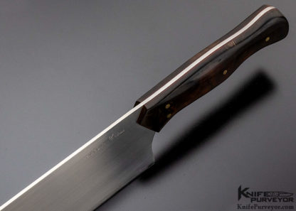 Kevin Cross Custom Knife Cocobolo 10 Inch Chef's Knife - Image 6