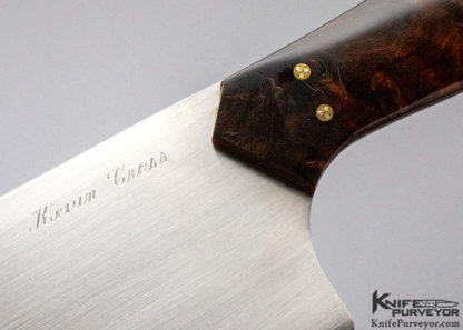 Kevin Cross Custom Knife Cocobolo 10 Inch Chef's Knife - Image 4