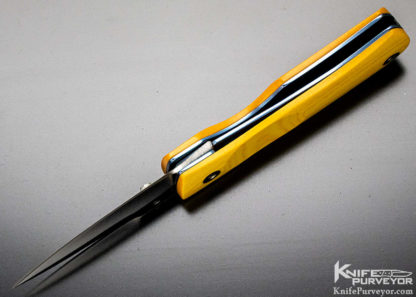 Kevin Hoffman Custom Knife Titanium and Westinghouse Micarta Linerlock