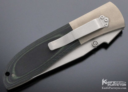 Kit Carson Custom Knife Model 4 Clip Point Linerlock - Image 3