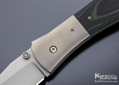 Kit Carson Custom Knife Model 4 Clip Point Linerlock - Image 2
