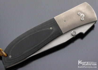 Kit Carson Custom Knife Model 4 Clip Point Without Pocket Clip