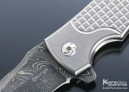 Les George Custom Knife Titanium Framelock - Image 2