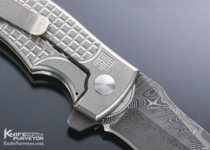 Les George Custom Knife Titanium Framelock - Image 3