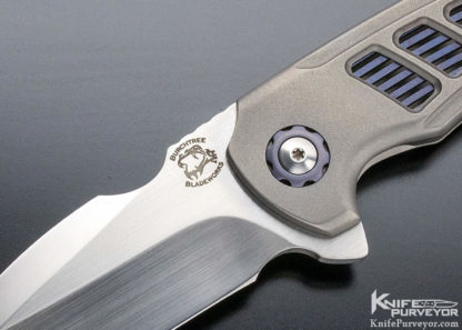 Michael Burch Custom Knife Vented Slim Genisis Framelock Flipper - Image 4