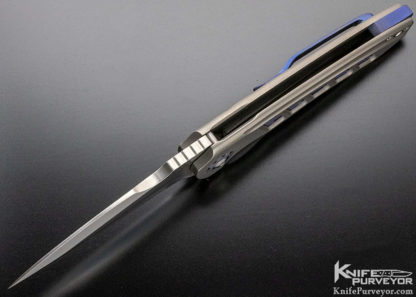 Michael Burch Custom Knife Vented Slim Genisis Framelock Flipper - Image 5