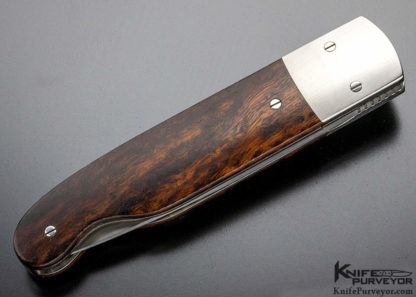 Michael Vagnino Custom Knife Desert Ironwood Linerlock - Image 5