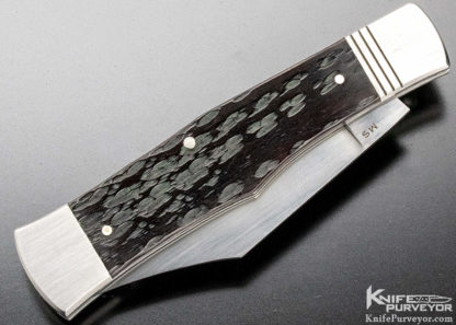 Michael Vagnino Custom Knife Jigged Bone Slipjoint - Image 3