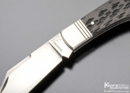 Michael Vagnino Custom Knife Jigged Bone Slipjoint - Image 2