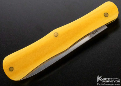 Michael Vagnino Master Smith Custom Knife Westinghouse Micarta Slip Joint - Image 5