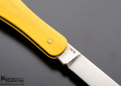 Michael Vagnino Master Smith Custom Knife Westinghouse Micarta Slip Joint - Image 8