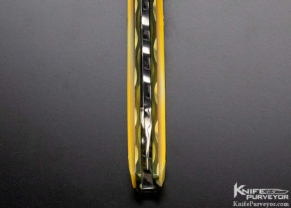 Mike Franklin Custom Knife Gold Lip and Titanium Linerlock #9-02 A - Image 5