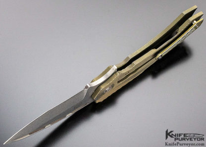 Mikkel Willumsen Custom Knife Maddog Titanium Framelock Flipper - Image 6