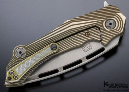 Mikkel Willumsen Custom Knife Maddog Titanium Framelock Flipper - Image 5