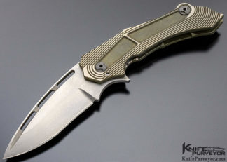 Mikkel Willumsen Custom Knife Maddog Titanium Framelock 13403