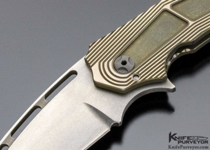 Mikkel Willumsen Custom Knife Maddog Titanium Framelock Flipper - Image 2