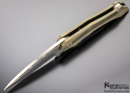 Mikkel Willumsen Custom Knife Maddog Titanium Framelock Flipper - Image 7