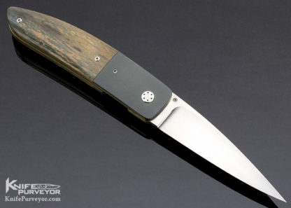 Owen Wood Custom Knife Mastodon & Titanium Linerlock - Image 4