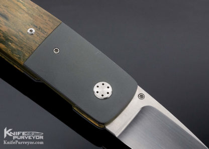 Owen Wood Custom Knife Mastodon & Titanium Linerlock - Image 5
