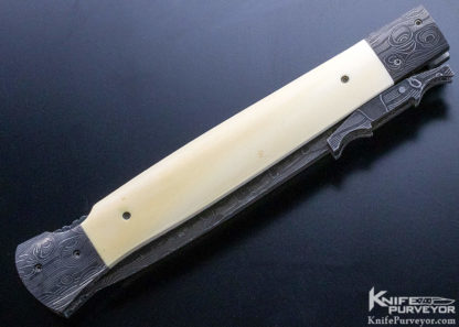 Paul Panak Custom Knife Mammoth and Mike Norris Damascus Auto