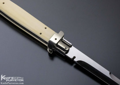 Paul Panak Custom Knife Burn Italian Picklock Auto Mirror Polished - Image 7