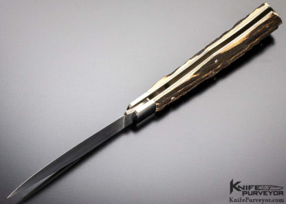 PJ Tomes Custom Knife Single Blade Trapper Jigged Bone Slipjoint - Image 15