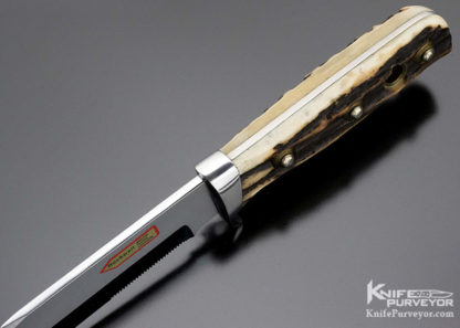Puma Custom Knife Original Bowie Stag with Box and Sheath - Image 4