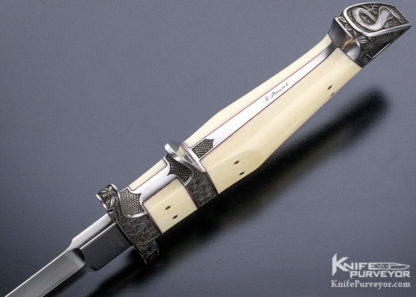 Dietmar Kressler Custom Knife "King Cobra" Engraved by Rausch - Image 5