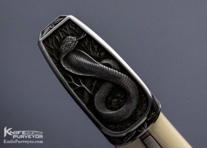Dietmar Kressler Custom Knife "King Cobra" Engraved by Rausch - Image 4