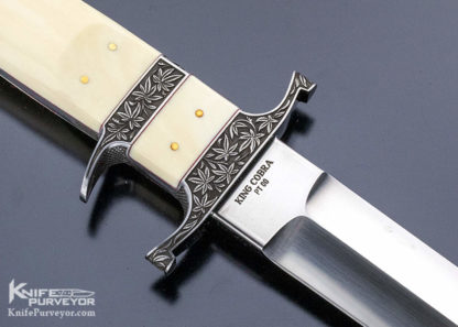 Dietmar Kressler Custom Knife "King Cobra" Engraved by Rausch - Image 6