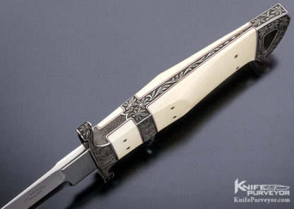 Dietmar Kressler Custom Knife "King Cobra" Engraved by Rausch - Image 2