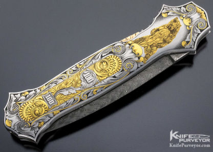 Joe Kious  Custom Knife Engraved "Wall Street"Auto - Image 7