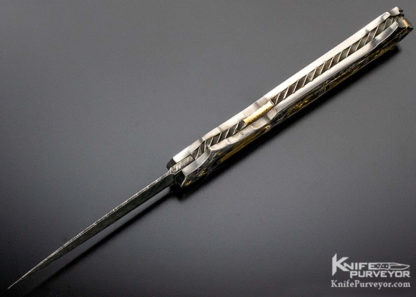 Joe Kious  Custom Knife Engraved "Wall Street"Auto - Image 11