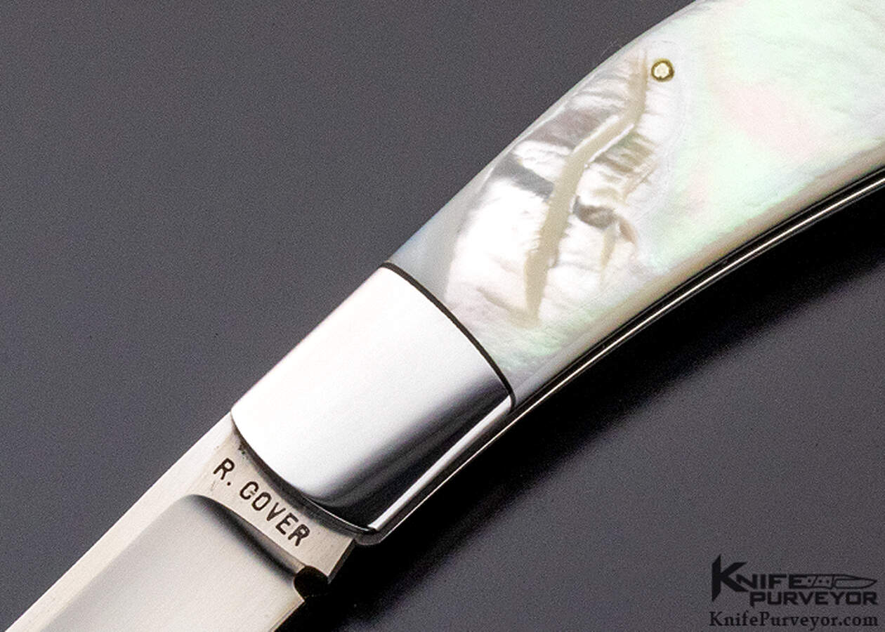 Ray Cover Custom Knife Mother of Pearl Slip Joint - Image 6