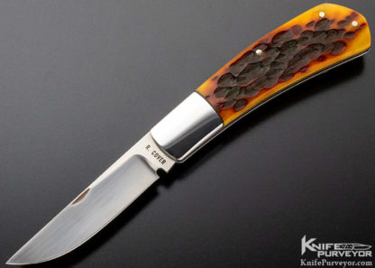 Ray Cover Custom Knife Jigged Bone Trapper Slip Joint - Image 6