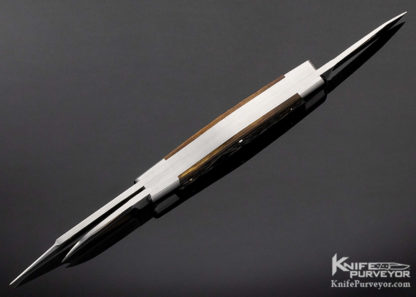 Reese Bose Custom Knife 3 Blade "Prototype Cattle Knife" Jigged Bone Slip Joint - Image 3