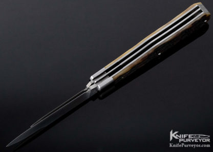 Reese Bose Custom Knife #8 Coffin Jack 2 Blade Remington Jigged Bone Slipjoint - Image 5