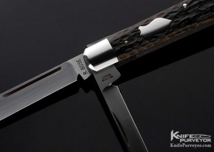 Reese Bose Custom Knife 2 Blade Dr's Knife - Image 4