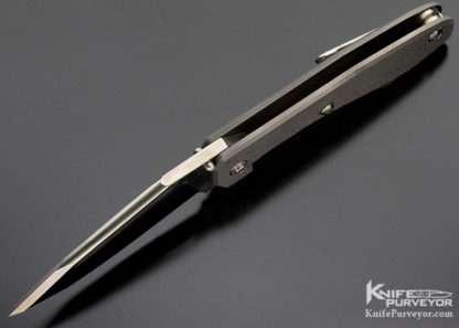 Richard Wright Custom Knife Lefty Tank Framelock Flipper - Image 7