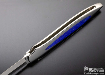 Rick Genovese Custom Knife Interframe Lapis Lockback Dagger - Image 2