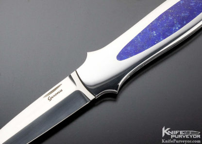 Rick Genovese Custom Knife Interframe Lapis Lockback Dagger - Image 3