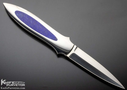 Rick Genovese Custom Knife Interframe Lapis Lockback Dagger - Image 6