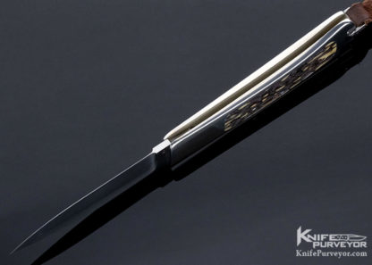 Ron Lake Custom Knife Premium Stag Interframe Tail Lock - Image 8