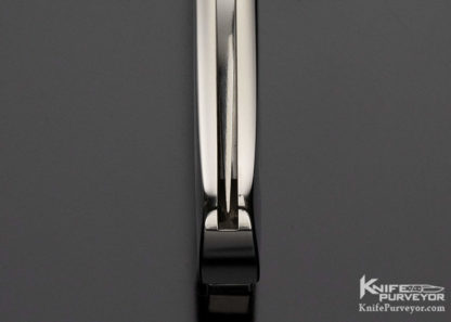 Ron Lake Custom Knife Mother of Pearl Interframe Tail Lock 10096