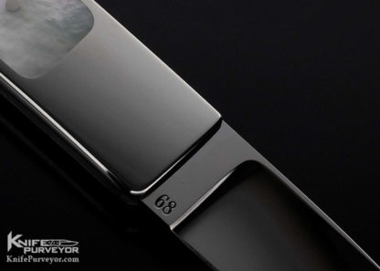Ron Lake Custom Knife Mother of Pearl Interframe Tail Lock - Image 5
